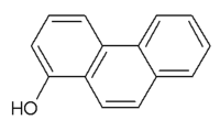 Chemical structure of 1-hydroxyphenanthrene