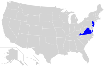 2001 Gubernatorial election results map