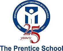 The Prentice School 25th Anniversary Emblem.