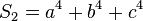 S_2=a^4+b^4+c^4