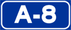 Autovía A-8 shield}}