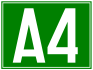 A4 motorway shield}}