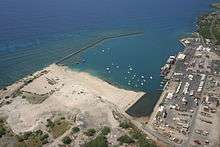 Harbor from the air