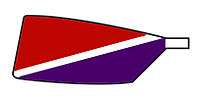 Image showing the rowing club's blade colours