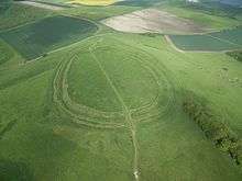 Barbury Castle Aerial View