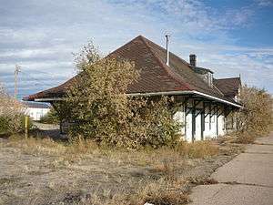 Exterior view of the Biggar Railway Station