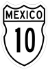 Federal Highway 10 shield