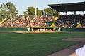 Centennial Field First Base Line.JPG