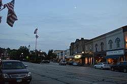 Chagrin Falls Triangle Park Commercial District