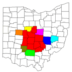 Map of Columbus Metro Area