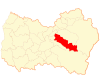 Map of Rengo commune in O'Higgins Region