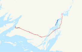 Map of the Copper River Highway