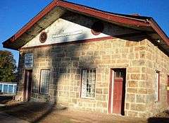 Old Train Depot at Crawford, Georgia