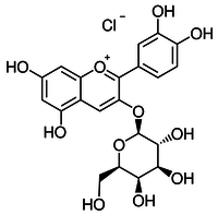 Structure of cyanidin 3-galactoside