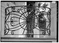 DETAIL SHOWING DECORATIVE WROUGHT IRON RAILING, EAST PORTICO SOUTH FRONT - Casa Frederico Font, 34 Calle Castillo, Ponce, Ponce Municipio, PR HABS PR,6-PONCE,6-7.tif