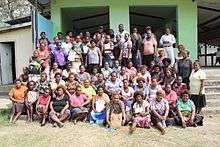 Market vendors during a workshop in 2014, part of initial workshops series by UN Women's Markets for Change (M4C) project, which formed the Honiara Central Market Vendors’ Association.