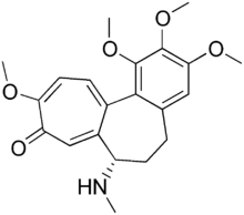 Skeletal formula of demecolcine