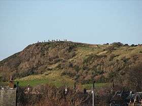 People on Craiglockhart Hill