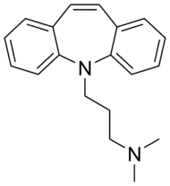 Skeletal formula of depramine