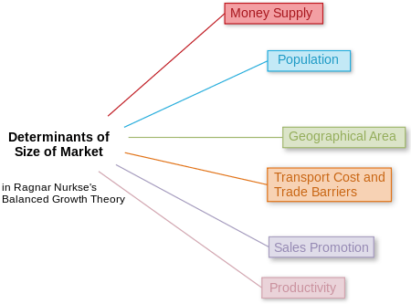 Determinants of size of market