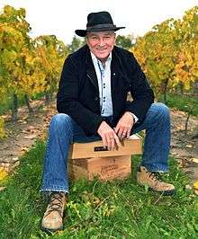 Donald Ziraldo in Riesling Vineyard, Niagara-On-The-Lake