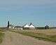 Fort Battleford as seen from a distance