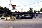 Carhop type restaurant named "Coney Hut"