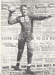 Sauer from 1934 Cornhusker