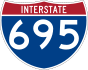 Interstate 695 marker