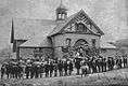 Opening of a three-story school building