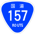 National Route 157 shield