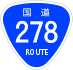 National Route 278 shield