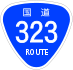 National Route 323 shield