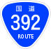 National Route 392 shield