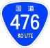 National Route 476 shield