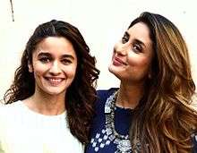 Kareena Kapoor and Alia Bhatt posing together