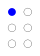 ⠁ (braille pattern dots-1)