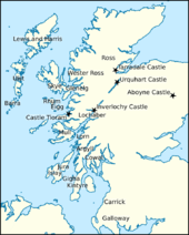 Map of Britain and Ireland