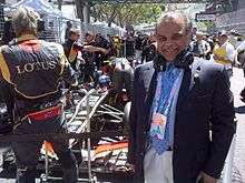 Ijaz at the Monaco Grand Prix in 2013