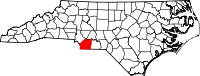 State map highlighting Union County