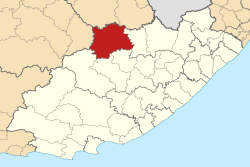 Location in the Eastern Cape