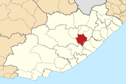 Location in the Eastern Cape