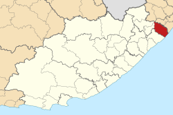 Location in the Eastern Cape