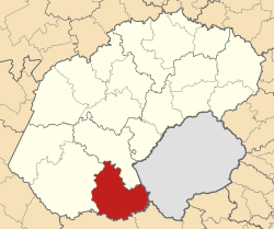 Location in the Free State