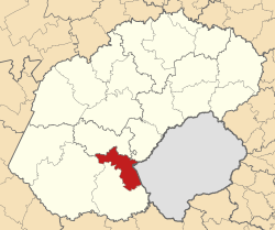 Location in the Free State