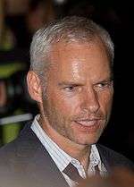 Photo of Martin McDonagh attending the premiere of the film Seven Psychopaths at the 2012 Toronto International Film Festival.