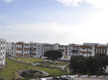 Complete photo of Maharaja Agrasen University Campus on a sunny day