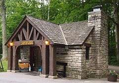 McCormick's Creek State Park Entrance and Gatehouse