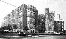 Photograph of McKinley High School in 1910