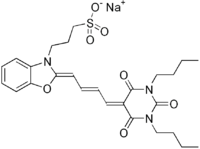 Skeletal formula of merocyanine I